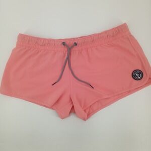 Salt Life Womens Coral Pink Board Shorts Recycled Stretch Dolphin Hem Large